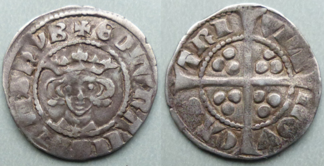 Edward I Newcastle mint penny